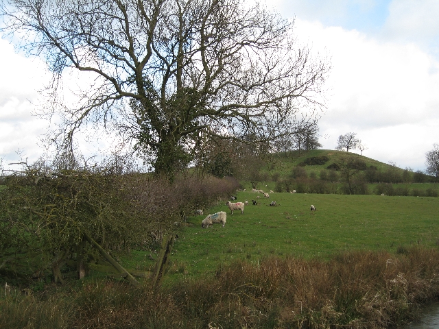 Looking up at Cracks Hill. Crick was named after this hill.