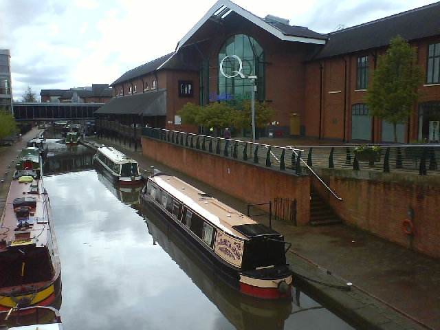 Moored next to the Shopping Centre in Banbury Moored next to the Shopping Centre in Banbury