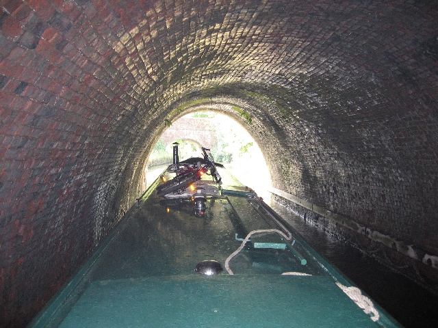 Leaving the Crick Tunnel